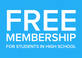 Tell your brothers and sisters: free membership for students in high school!