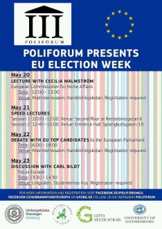 EU Election Week Poster Poliforum